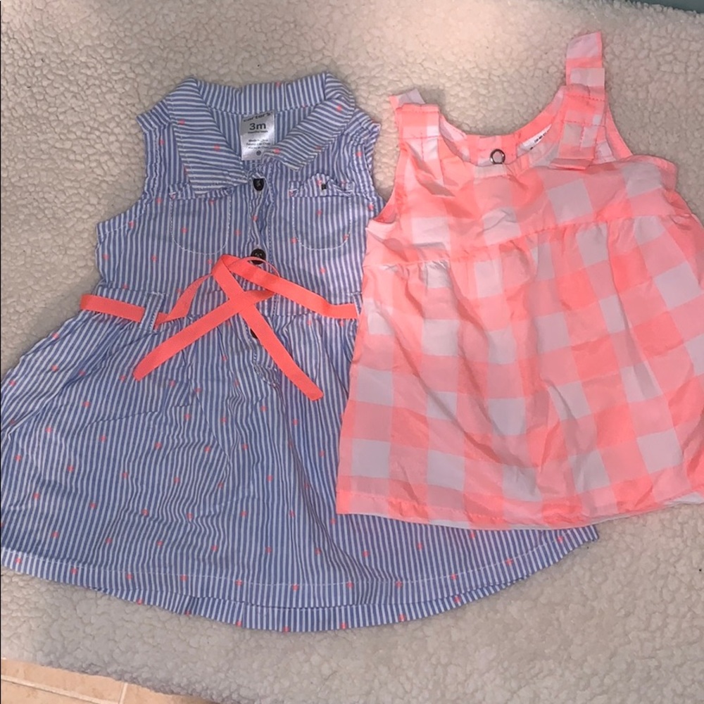 Carter's summer dress and top